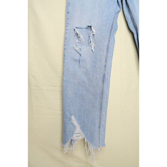 BDG Urban Outfitters Cowboy Jeans Womens 29 Distressed Denim High Rise Raw Hem - Picture 3 of 10
